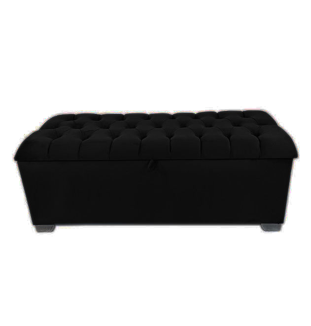Designer Concepts Connor Storage Box- Large- Double- Black