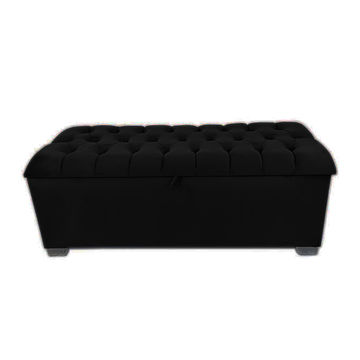 Designer Concepts Connor Storage Box- Large- Double- Black