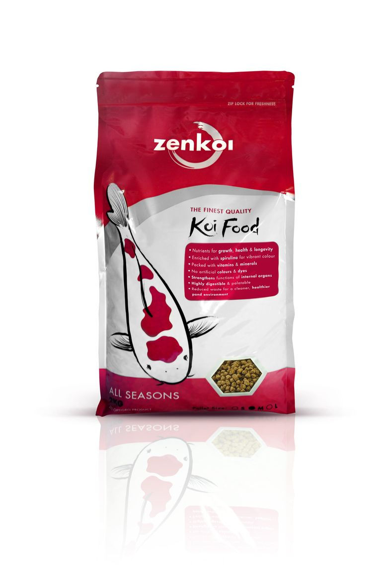 Zenkoi All Seasons Koi & Fish Pellets - 2kg (Medium Pellets)