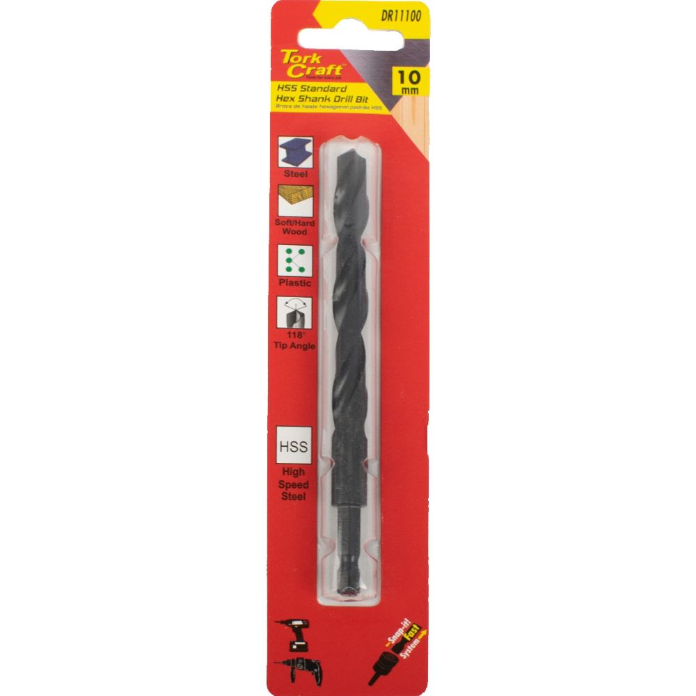 Drill Bit Hss Industrial 1.5Mm 135Deg Hex Shank 1/Card
