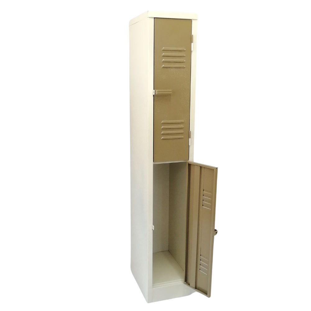 2 Door Steel Locker - Ivory Karoo