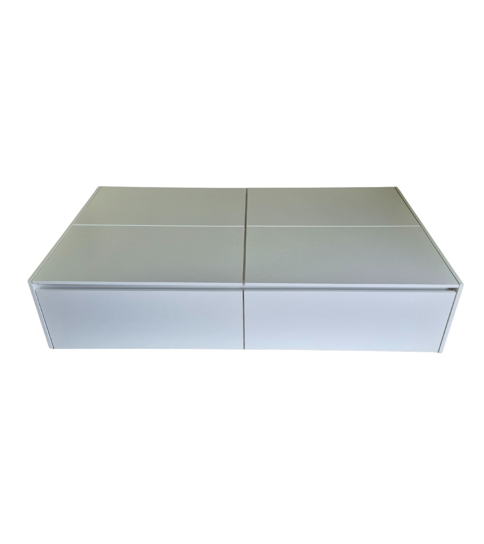 Modena Three-Quarter Bed Base with Storage - White