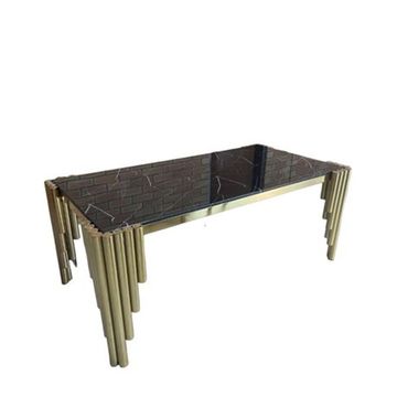 Prestige Home - Cooper Black Marble Top Dining Table (Gold)