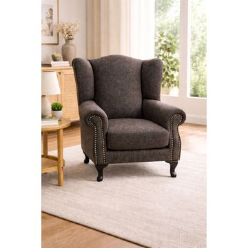 ASHER- Classic Wingback Armchair