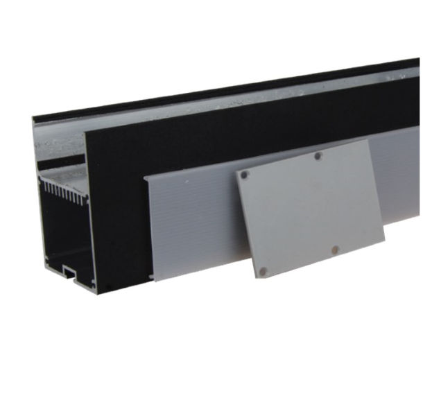 ALUMINUM FLOOR EXTRUSION AND LENS ( 50X70X3000 MM)