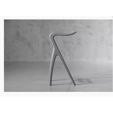 Solo Tall Bar Chair - Matt Grey