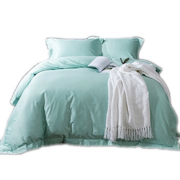 Luxurious Egyptian Cotton Plain Natural Duvet Cover Set: King Extra Length