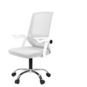 Deli Office chair with lumbar support White Grey