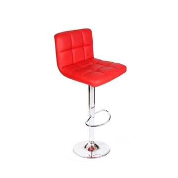 Bar Stools / Kitchen Counter Breakfast Chair/s- Red- 1 Pack