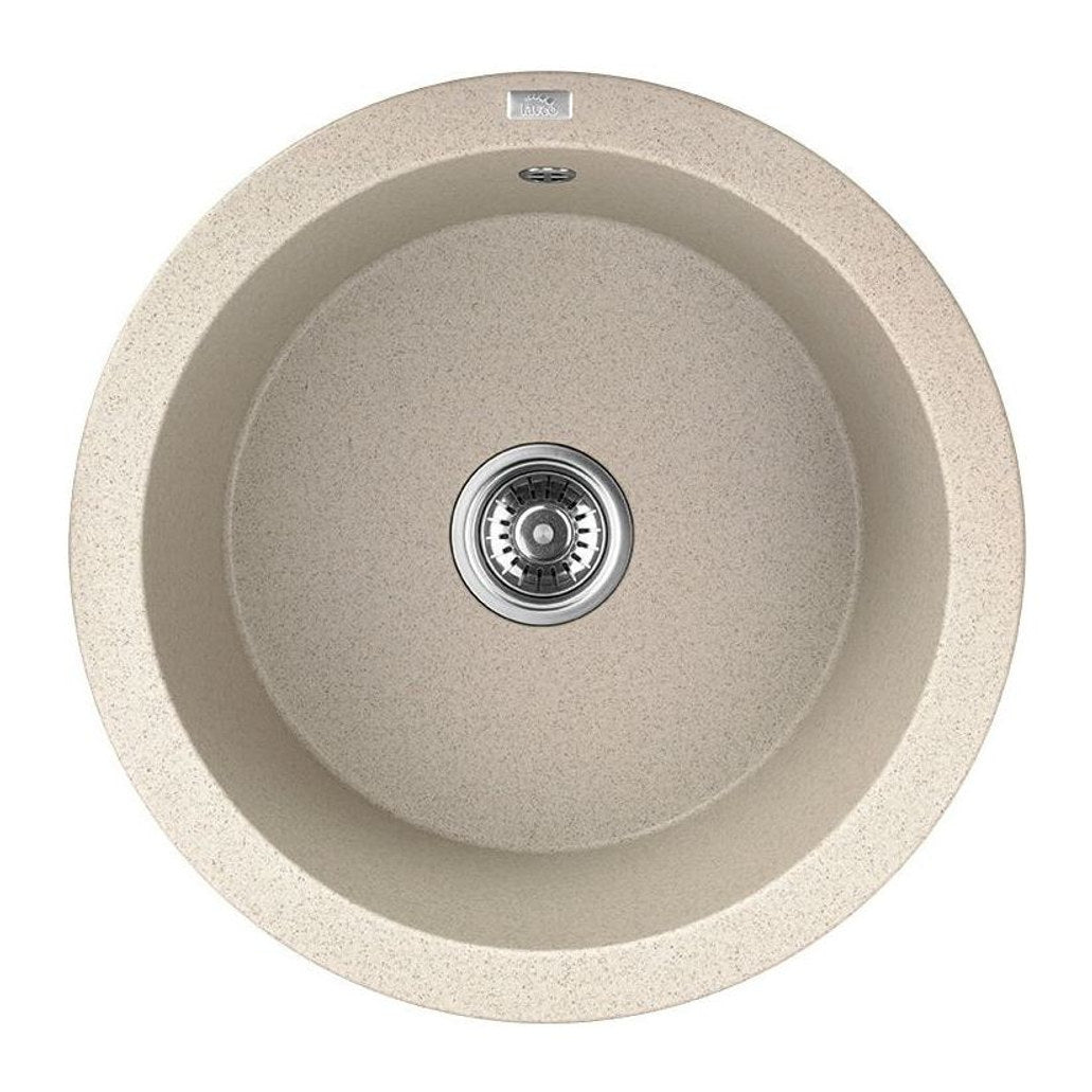 Laveo Dafne 510 Granite Composite Kitchen Sink 1 Bowl - Beige (Beach Sand)