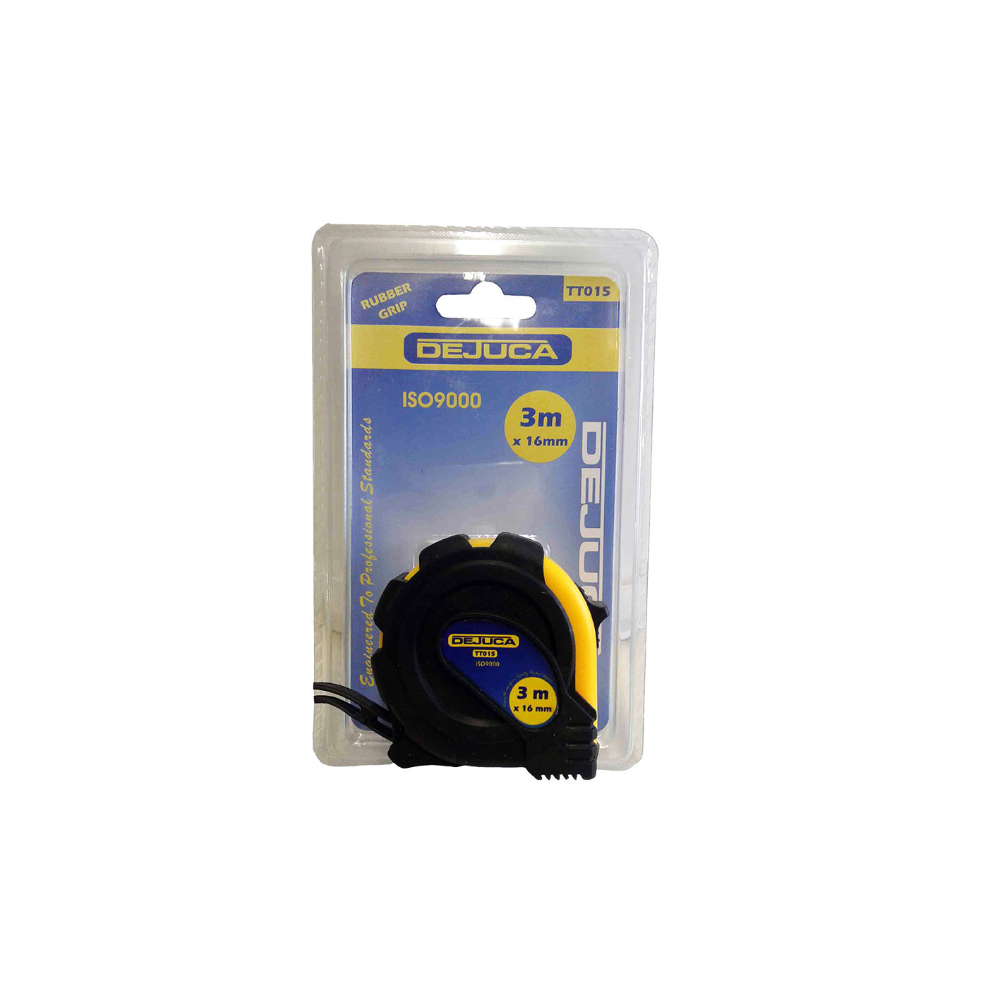 Dejuca - Tape Measure - Rubber gip - 3m X 16mm