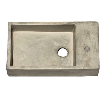 Sandstone Indoor & Outdoor Basin 420 x 240 x 115mm - Stone sink