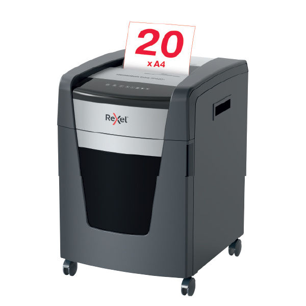 Rexel Momentum Extra XP420 Jam-free Cross Cut Paper P4 Shredder