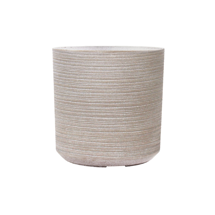 Pots ul/weight Ribbed Set4 Cyl Fluted GingerRoot