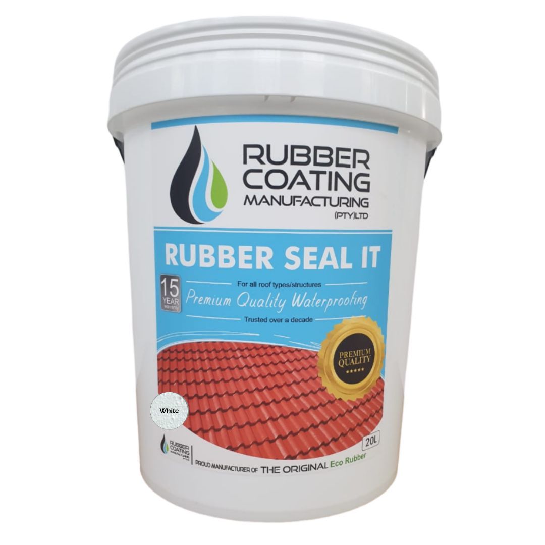 RCM Rubber Seal it Waterproof Coating White 20 Litre