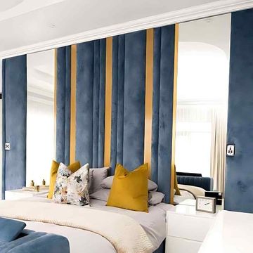 Exclusive Custom made, Karan base & headboard & Extra length - King