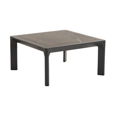 Borneo 80x80cm Stone Top Outdoor Coffee Table
