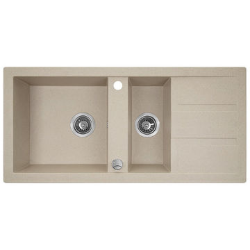 Laveo Barbados Granite Sink 1.5 Bowl - Beach Sand