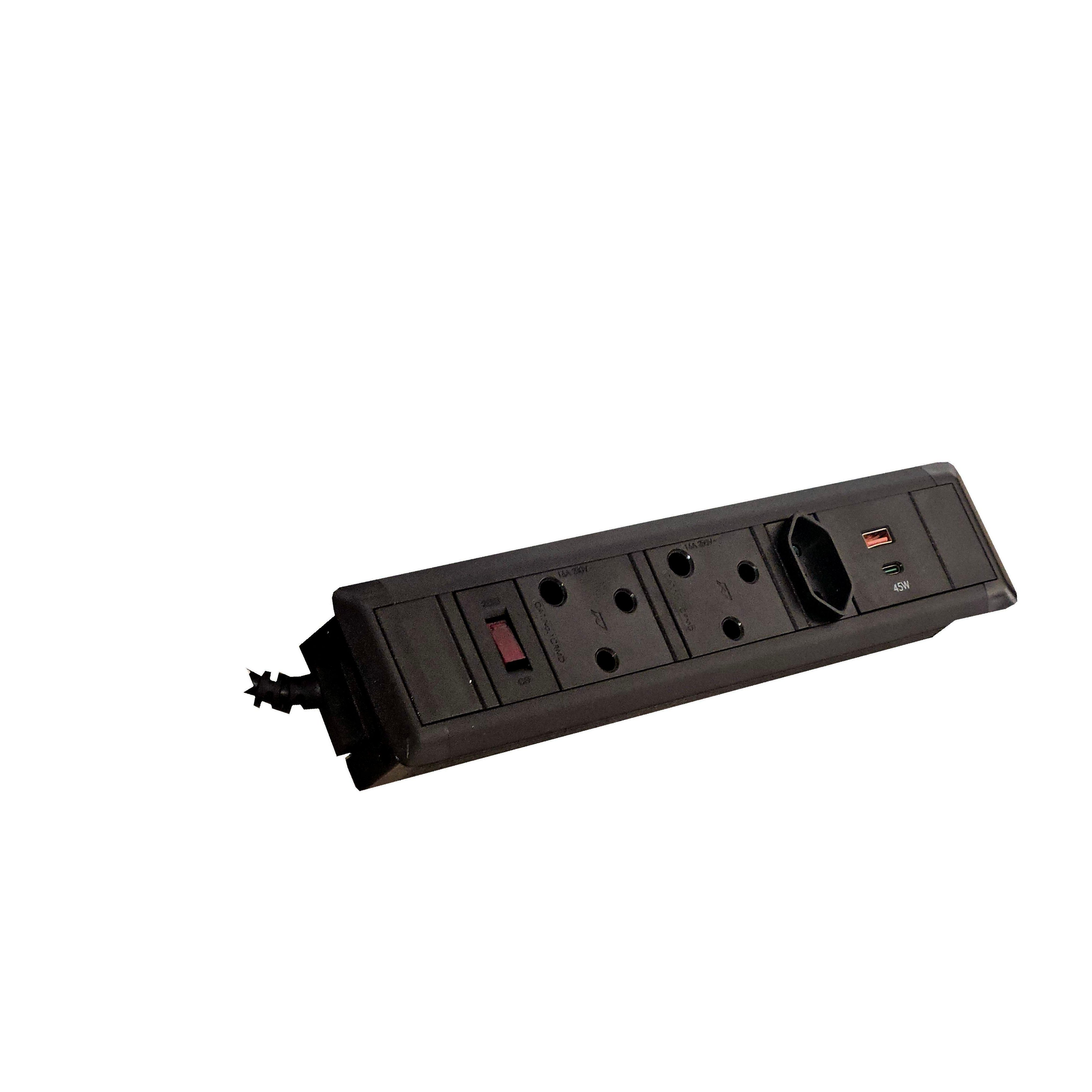 Powerlogic Slimline Omega MK1 Recessed Multiplug
