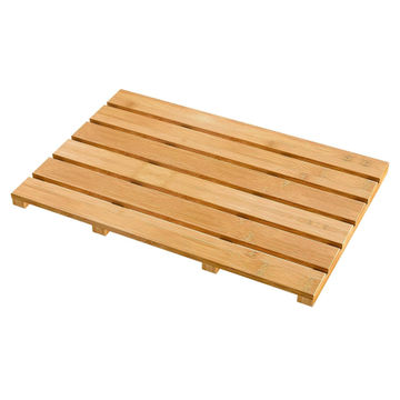 19 inch Bamboo Non-Slip bathroom Mat for Indoor or Outdoor Use