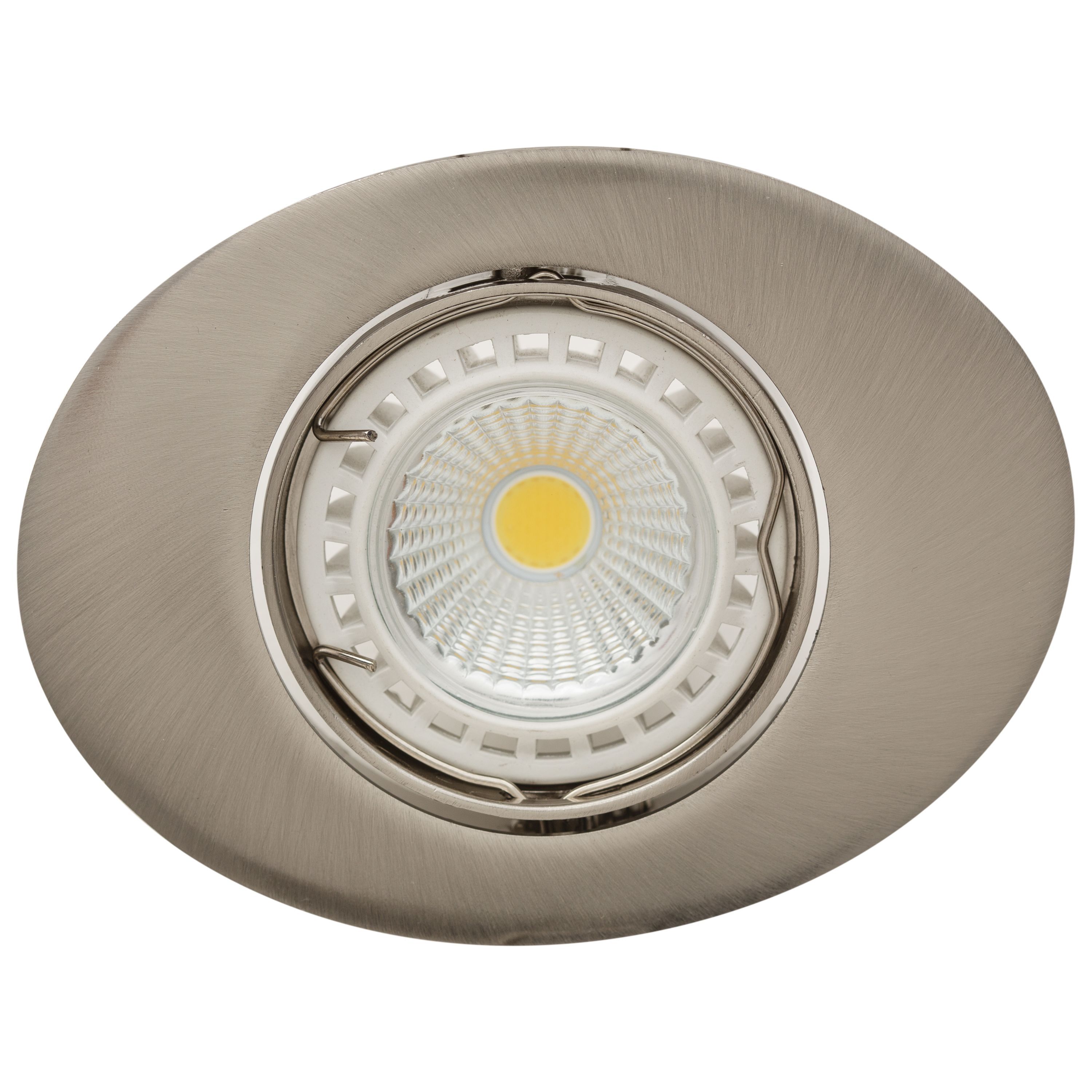Eurolux Tilt Oval Downlight Satin Chrome