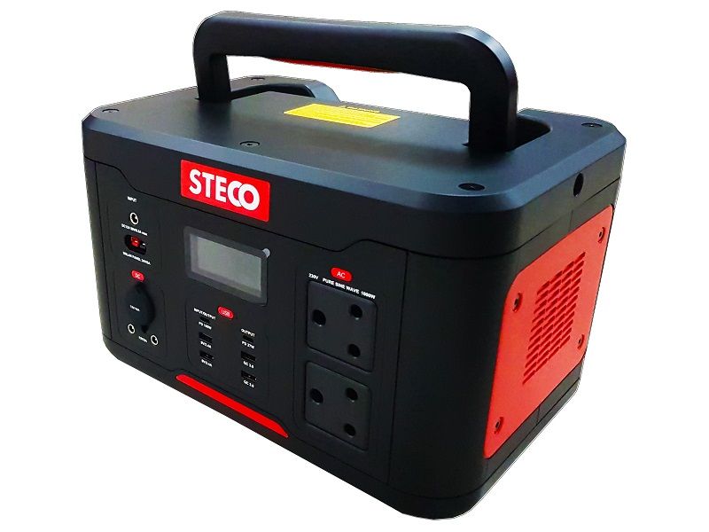STECO POWER STATION 1000W OUTPUT 1050WH STORAGE