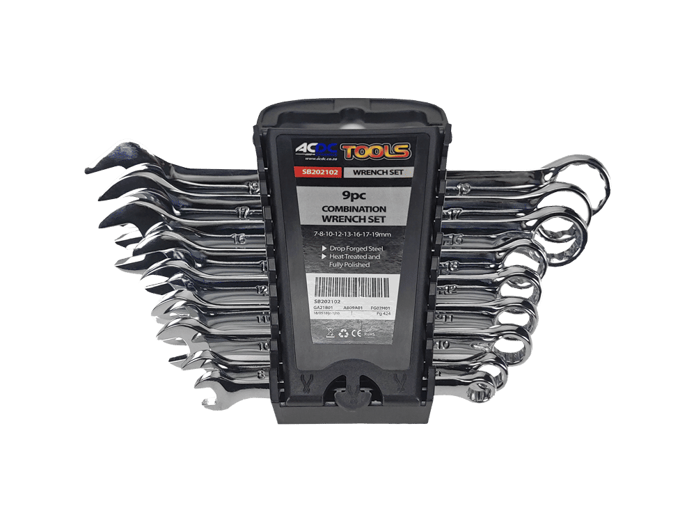 9 Piece Combination Spanner Set