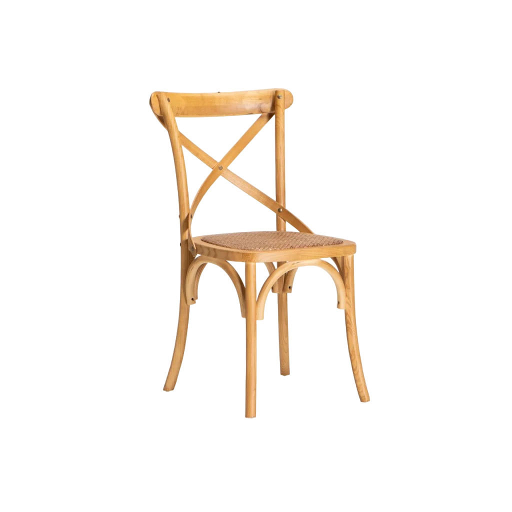 Vividitto - Crystal Mid-Century Dining Chair - Natural