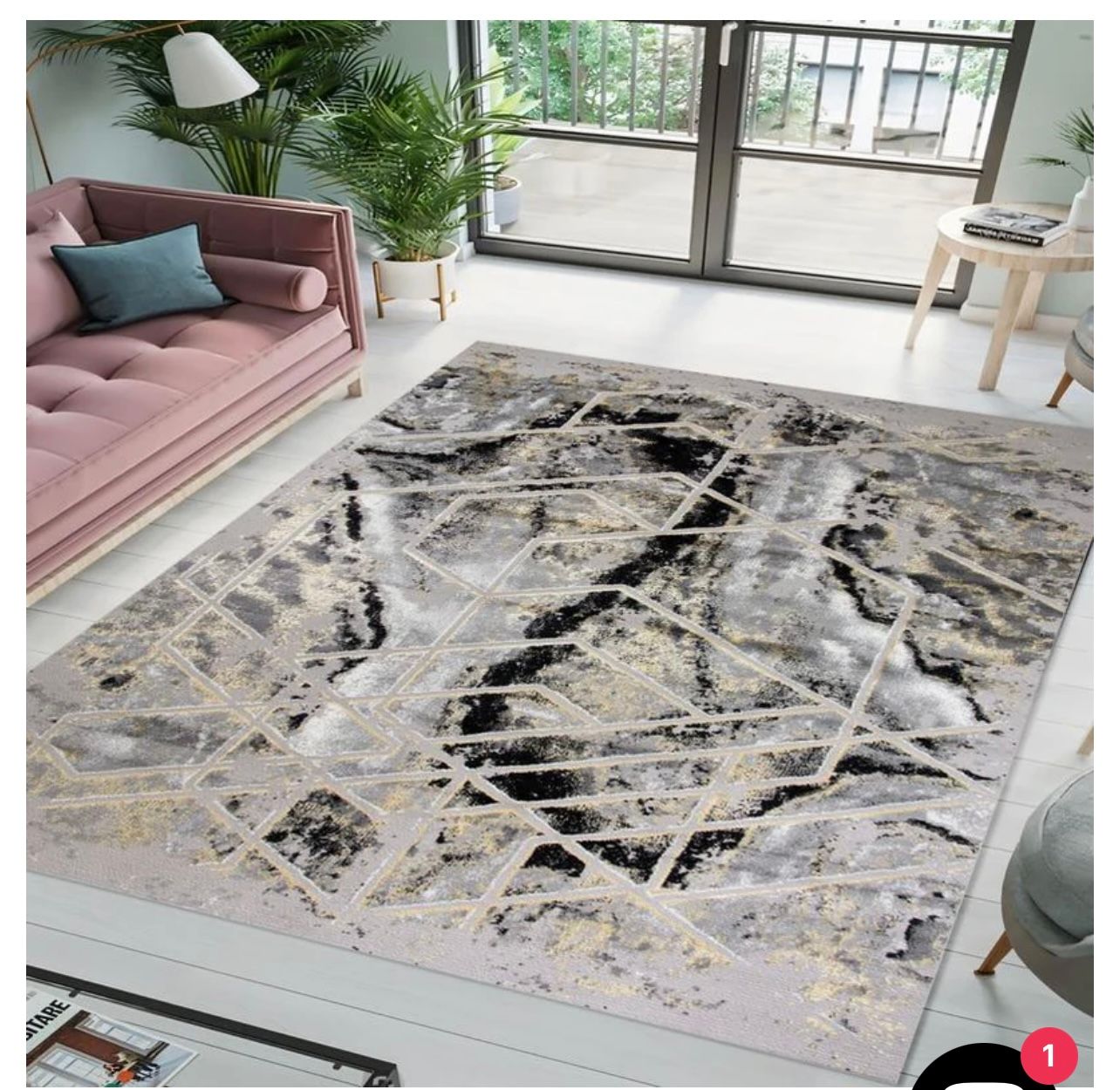 Turkish Multicolour Greyish/Beige 3  Carpet -300 Cm x400 Cm
