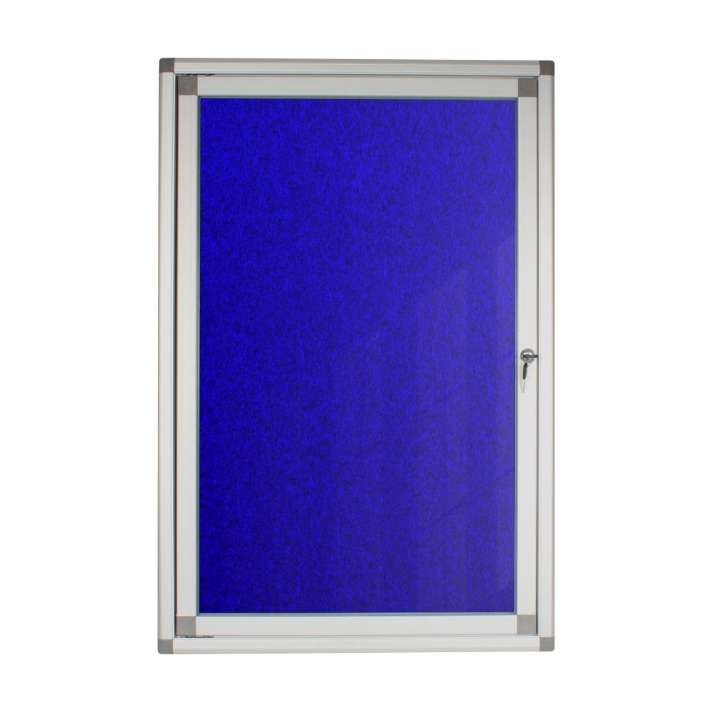 Hinged Pinning Display Case (900*600mm - Royal Blue)