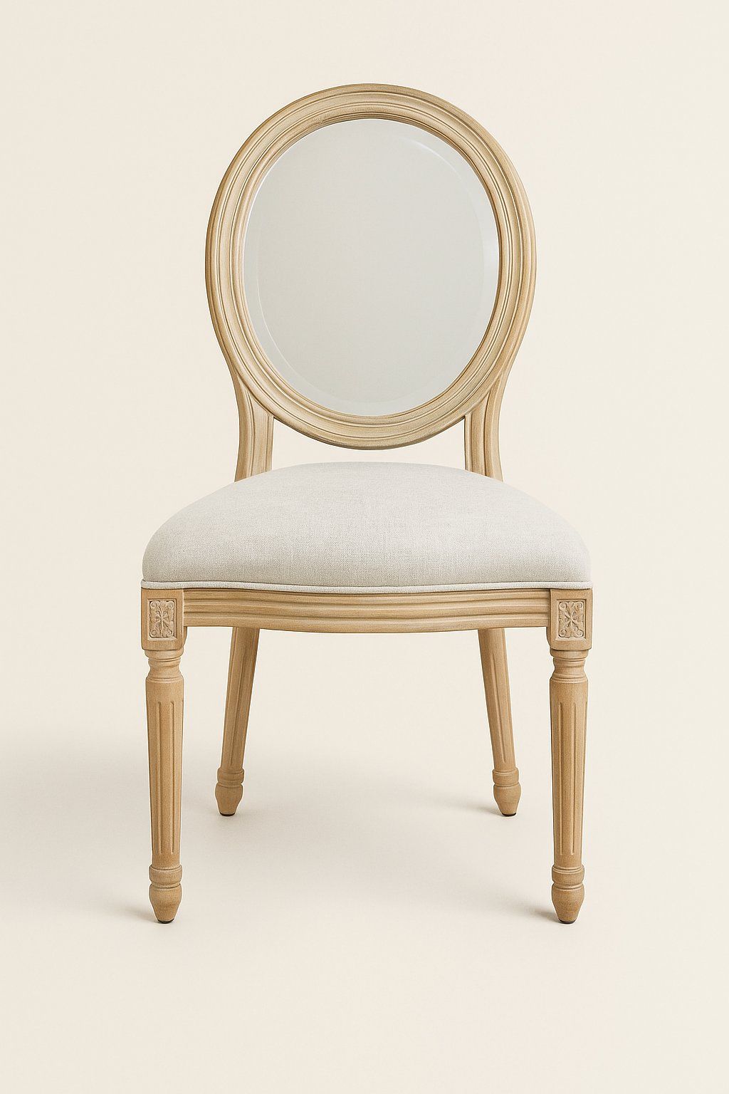 IG Furn -Louis Clear Back Chair
