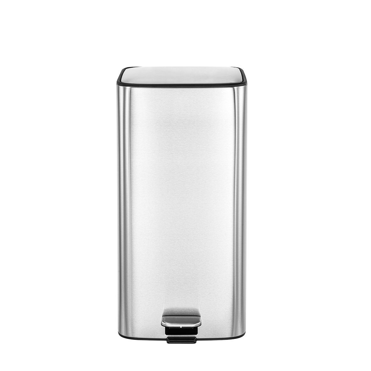 LASA S/steel Rectangular Pedal Bin Soft Close L...