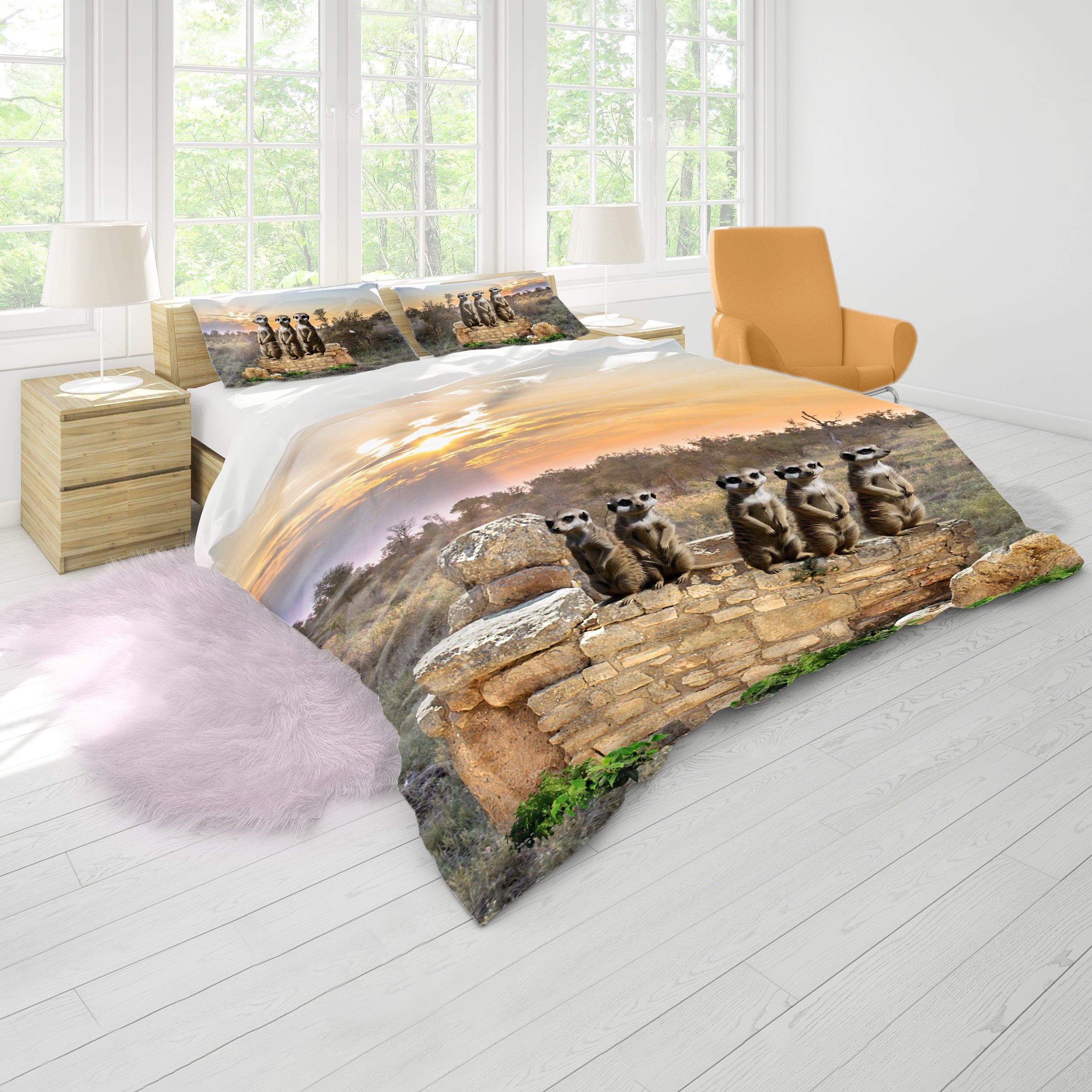 Meerkats Duvet Cover Set Double LEROY MERLIN South Africa