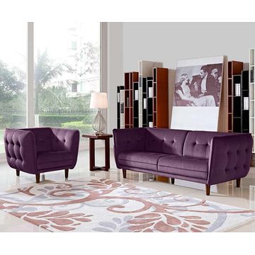 Venita Button Tufted 2 Pieces Set Figure It Out