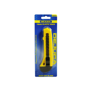 Dejuca - Knife - Snap-off Blade - Plastic - 18mm - 10 Pack