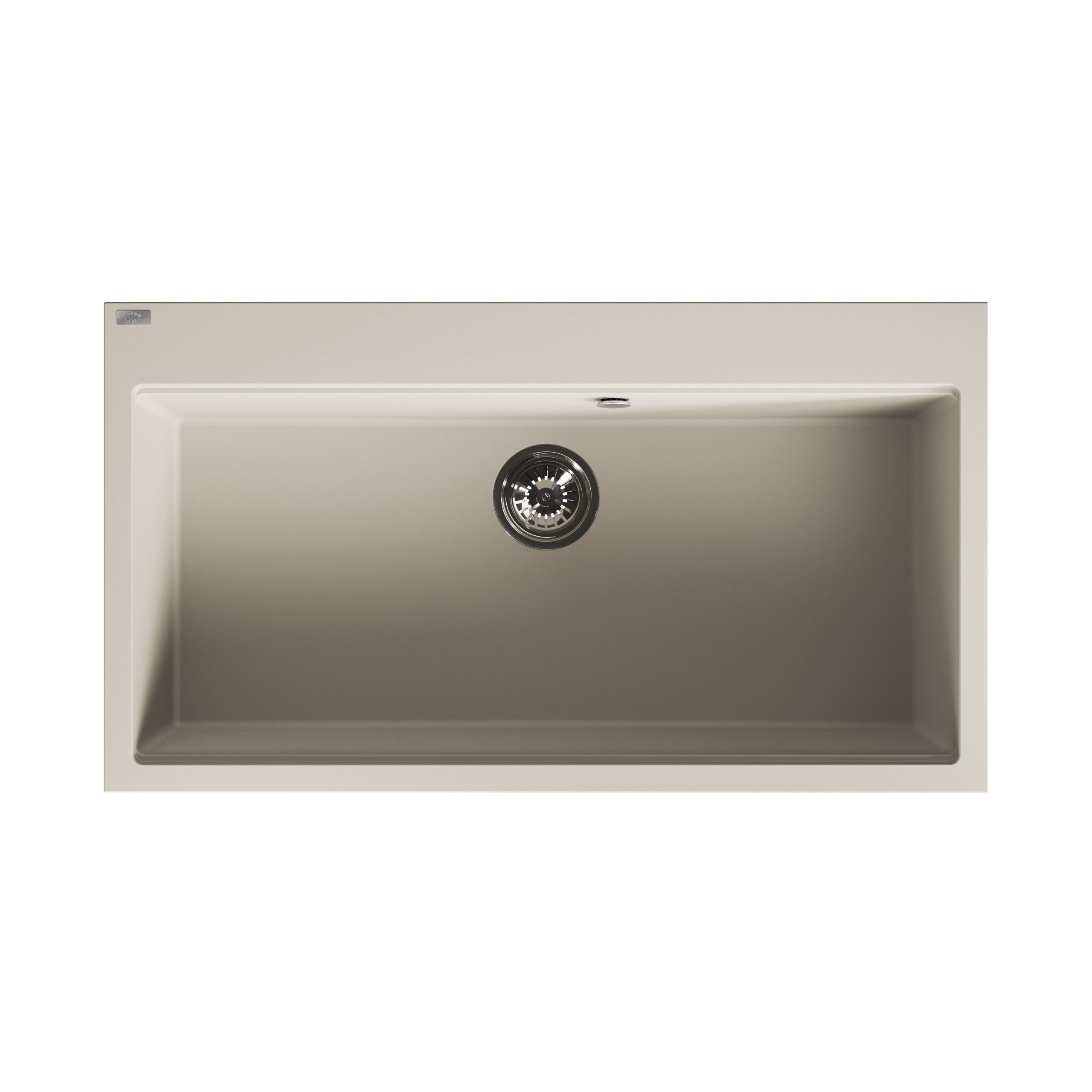 Laveo Tau Granite Sink 1 Bowl 900mm - Beach Sand