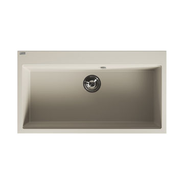 Laveo Tau Granite Sink 1 Bowl 900mm - Beach Sand