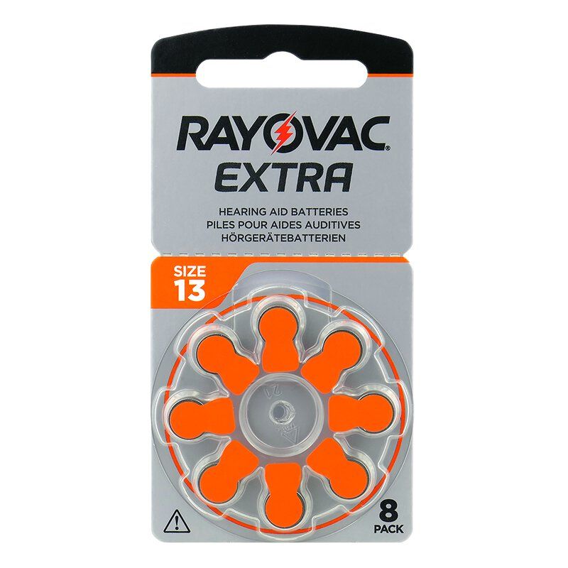Ray-O-Vac Extra Hearing Aid Batteries - Size 13 (8 pack)