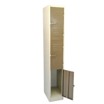 3 Door Steel Locker - Ivory Karoo