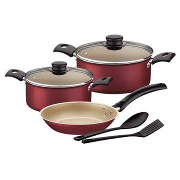 Tramontina 7pcs Aluminum Cookware Set with Non-Stick Internal Coating