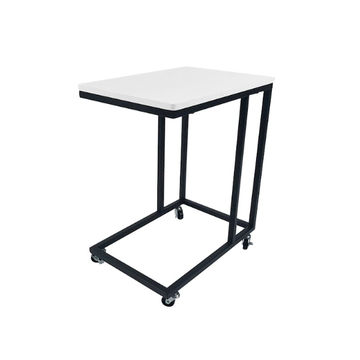 Bangalore Beside & Sofa Side Table (Black & White)
