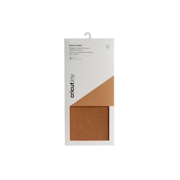Cricut Joy Smart Labels 14X30Cm 4-Pack (Kraft Brown)