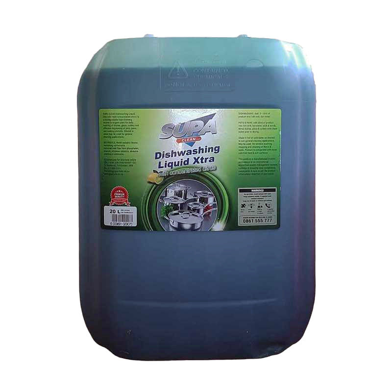 SUPA CLEAN Dishwashing Liquid Xtra with Citrus Biodegradable 20 Litre