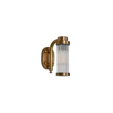 Milo Outdoor Wall Light - Antique Brass