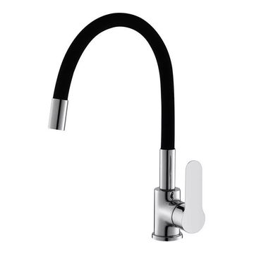 S/STEEL KITCHEN MIXER - BLACK - 106