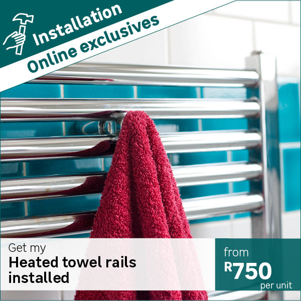 Heated towel discount rail leroy merlin