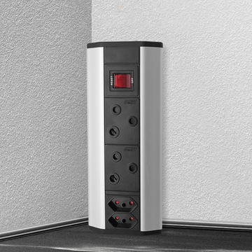Corner Mount 4 Outlet Tower (VCM1) - VETi