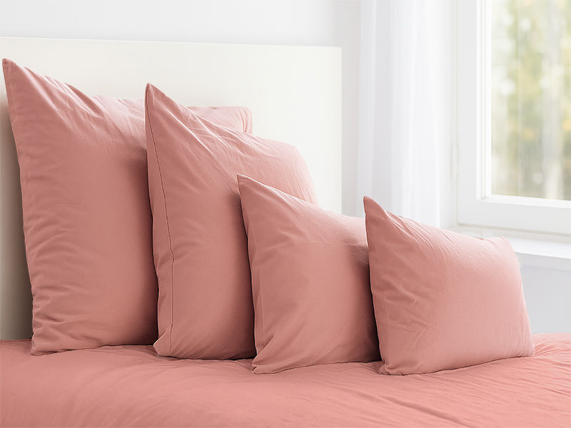 Everyday Collection Pillow Cover Set - 90GSM - Old Rose - King - (6Set)
