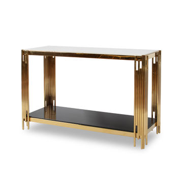 GOF Furniture - Remi Gold Console Table