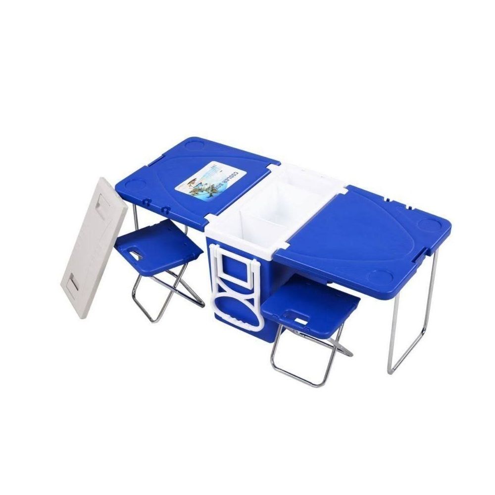 28L Cooler Box and Folding Table Chair Set